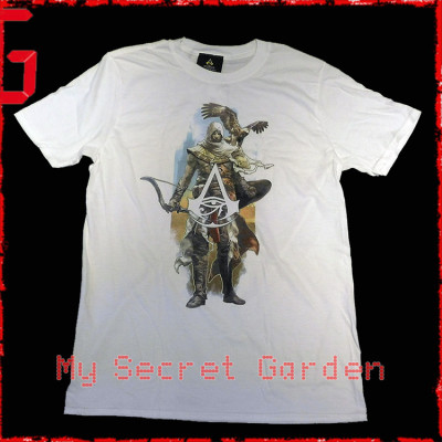 Assassin's Creed Origins - Characters Official Fitted Jersey Video Game T Shirt ( Men L ) ***READY TO SHIP from Hong Kong*** Assassin's Creed Origins - Characters Official Fitted Jersey Video Game T Shirt ( Men L ) ***READY TO SHIP from Hong Kong***